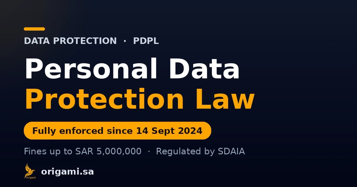 Saudi Personal Data Protection Law (PDPL): A Practical Guide for Businesses