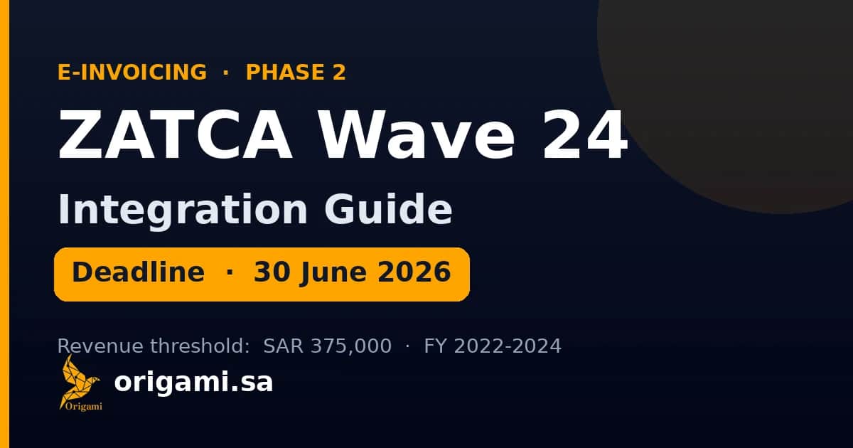 ZATCA Wave 25 of E-Invoicing: Is Your Business In, and How to Integrate by February 2027